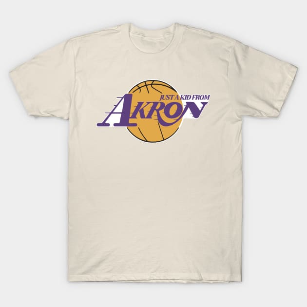 JUST A KID FROM AKRON T-Shirt by SBSTN